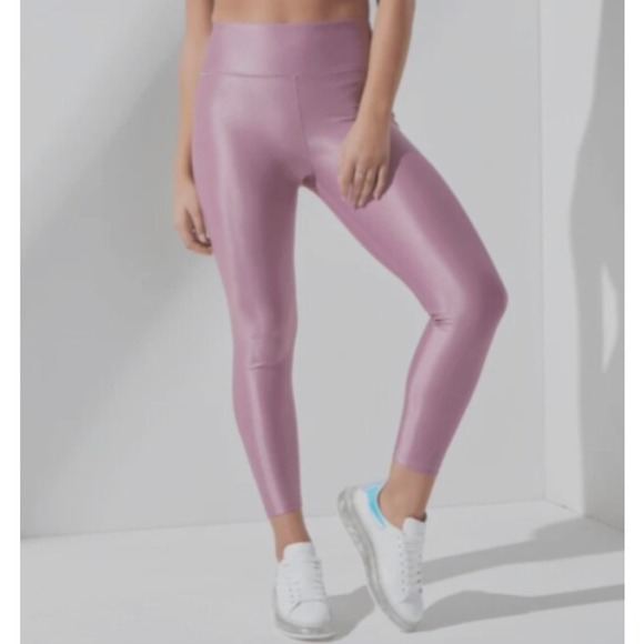 NWT NOLI Liquid Leggings Lavender Purple High Waist Athletic Gym Medium - Picture 1 of 10